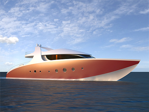 motoryacht designstudie